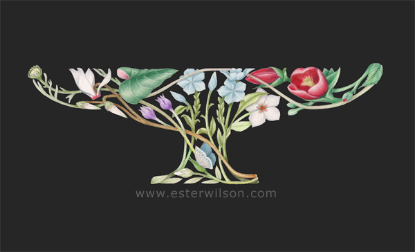 Flower Vase 02 drawing