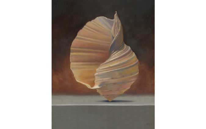 Ocean Spiral Oil Painting