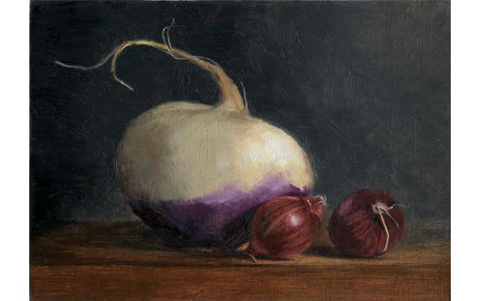 Turnip Oil Painting